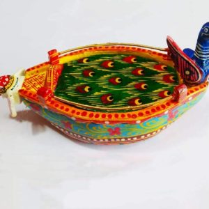 Ladoo Gopal Wooden Boat