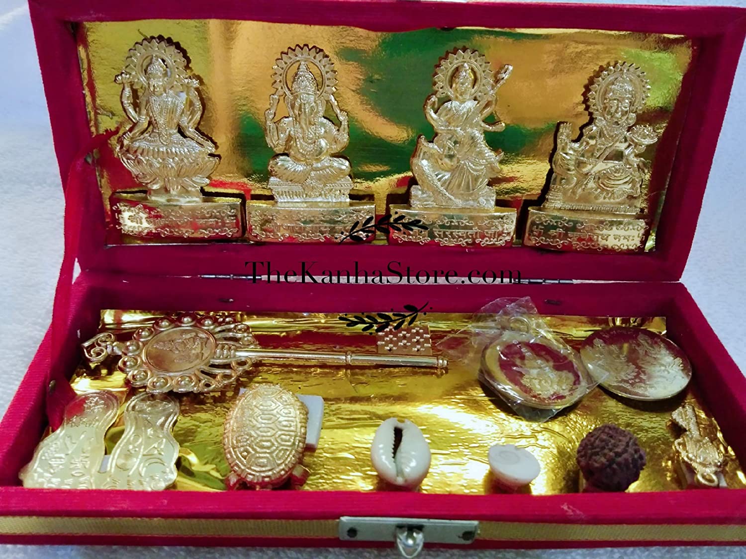 Shri Dhan Laxmi-Kuber Bhandari Yantra- Diwali Puja Yantra 14 Pc