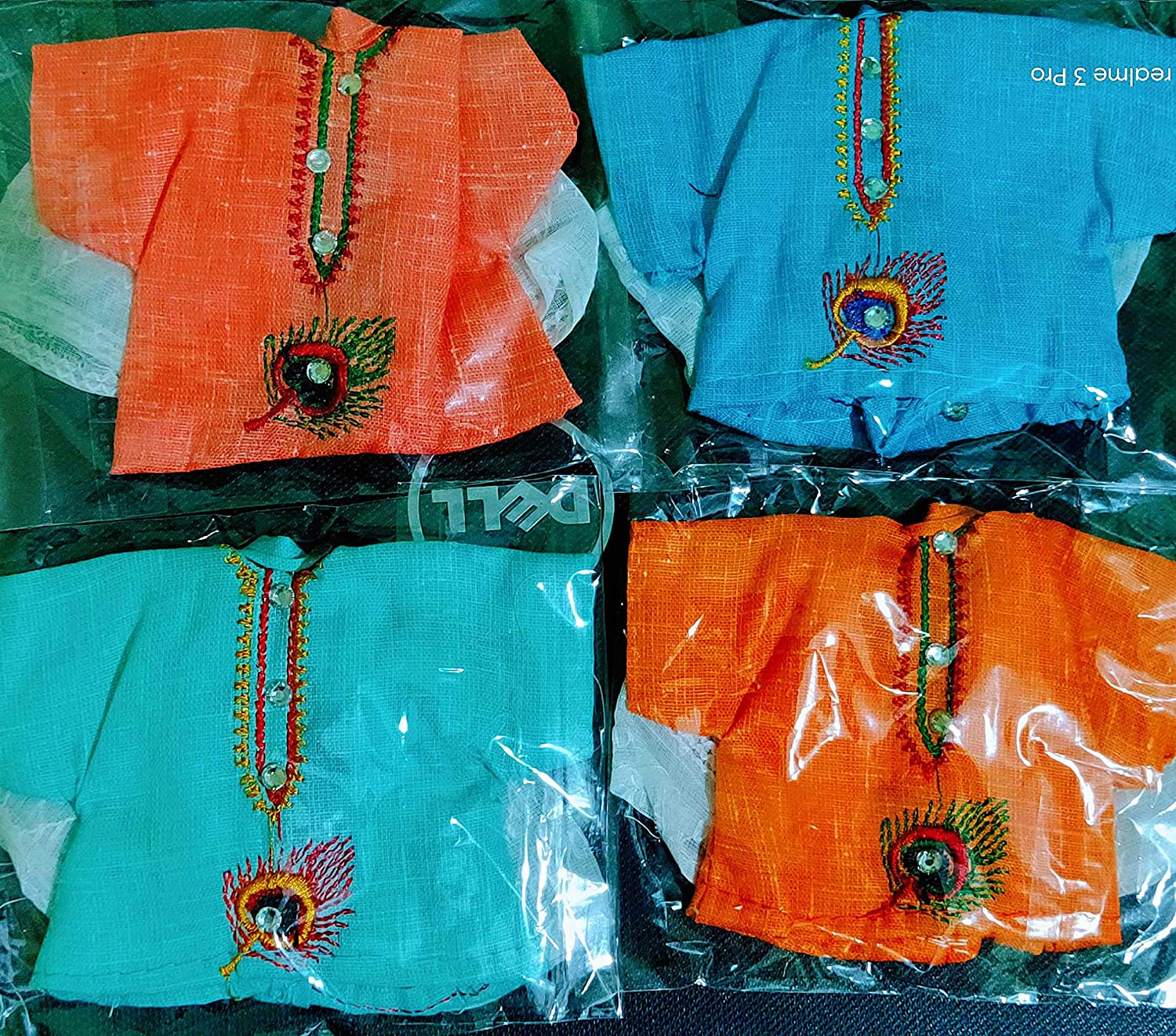 Kurta Payjama | Laddu Gopal Ji Embroidery Kurta- Pant Shirt - Image 2