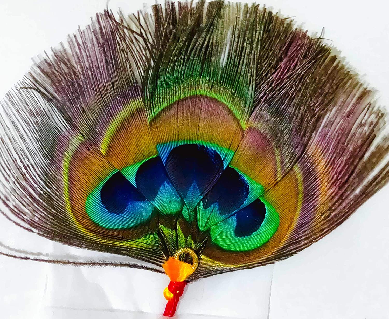 Small One Peace Beautiful Peacock Morpankh Feather For Hinduism Puja  Krishna | eBay