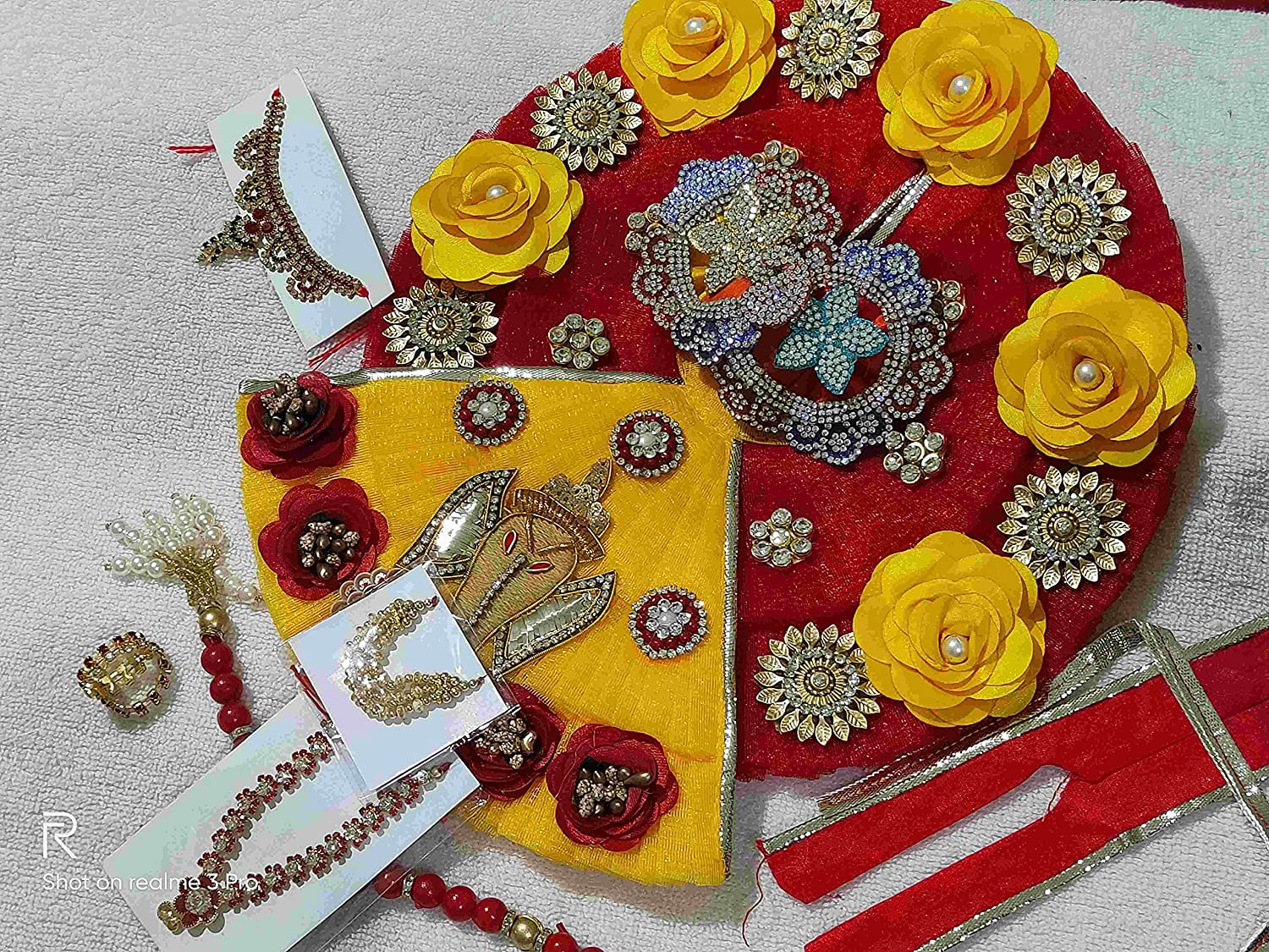 Laddu Gopal Accessories : Order Online Laddu Gopal Ji Red