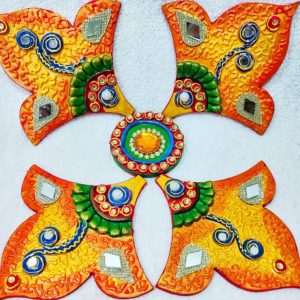 Wooden Handmade Rangoli