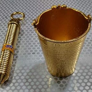 Golden Plastic Bucket Pichkari