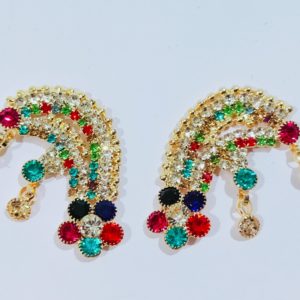 Diamond Multi Color Earring