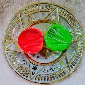 Acrylic Holi Rang Plate