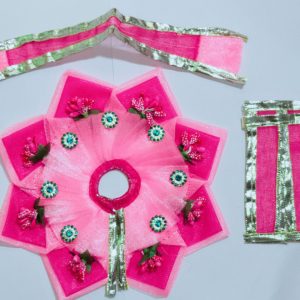 Pink Frill Poshak