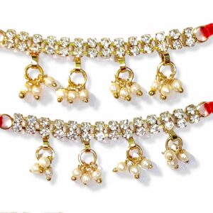 Diamond Latkan Payal Pair