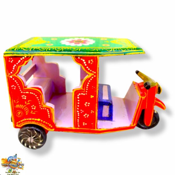 Wooden E-Rickshaw