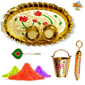 Bucket Pichkari & Holi Plate