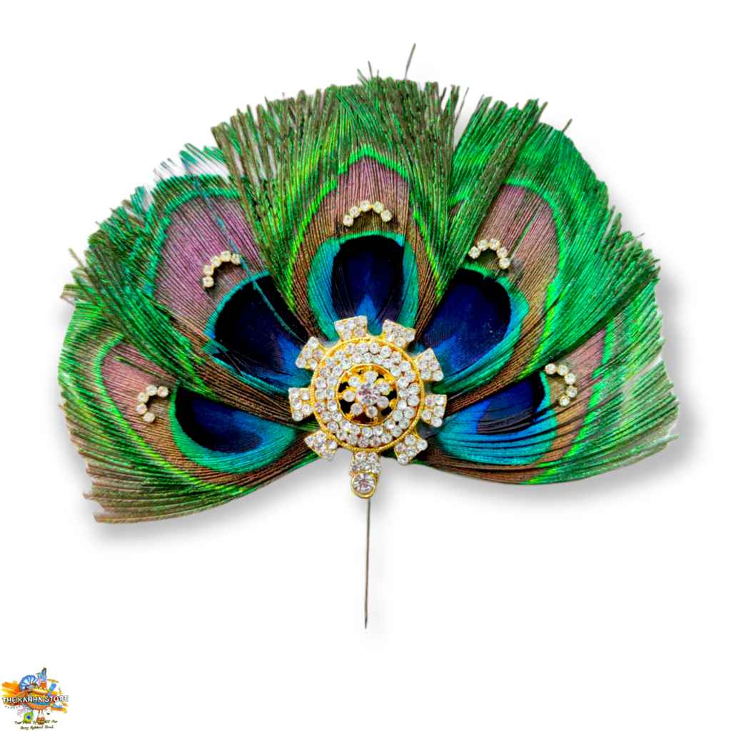 5 Morpankh Kalangi – AD Stone Peacock Feather For Mukut & Pagdi