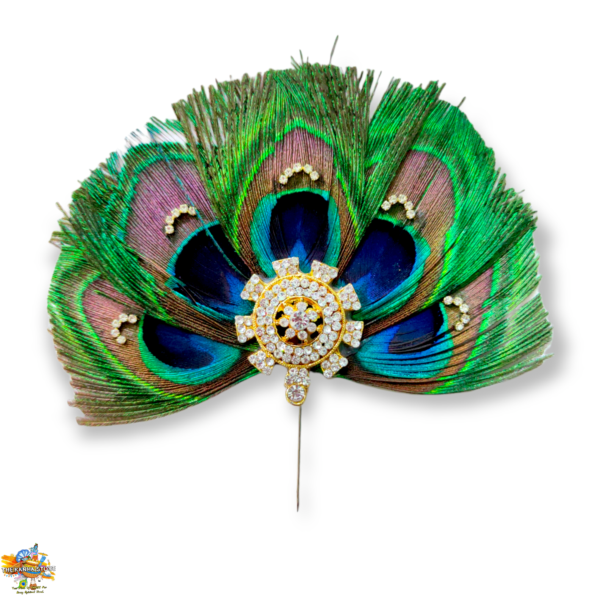 Dinanath Shringar Peacock Original Feather, Mor Pankh Feather