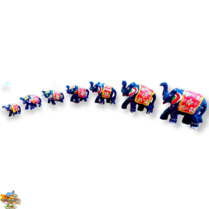 Acrylic Elephant Toy Set