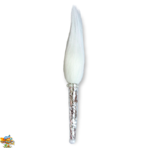 Silver Chawar Chanwara/Chaur/Chavar Sahib in Solid Body/Sacred Fly Whisk