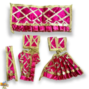 Pink Radha Krishna Dress