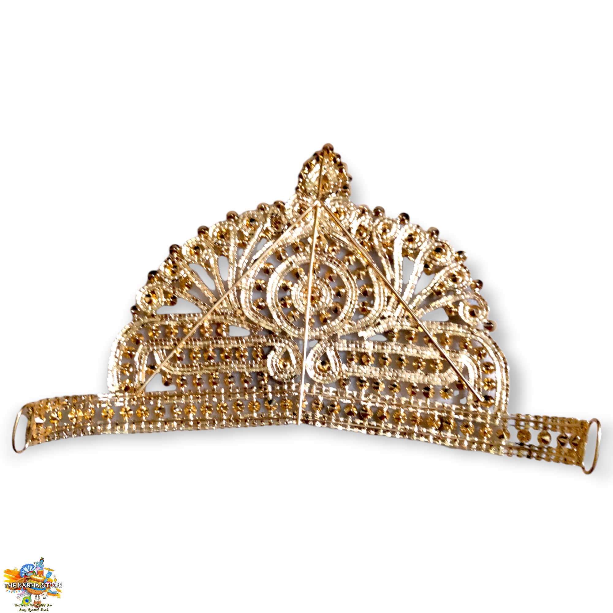 Royal Crown Rhinestone Mukut