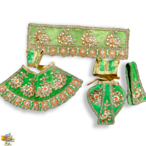 Green Embroidery Poshak