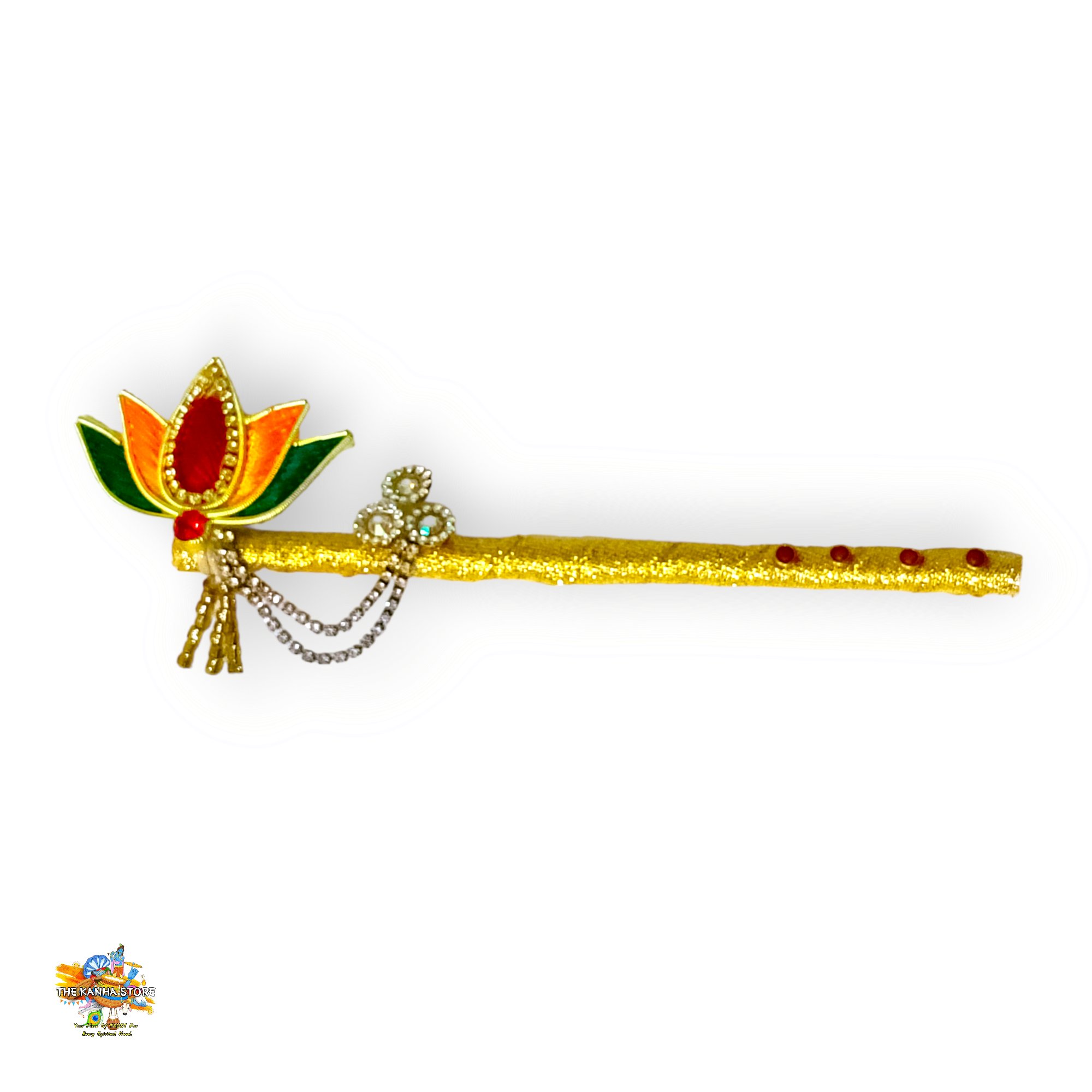 Lotus Wooden Bansuri - Flute For Laddu Gopal & Krishna