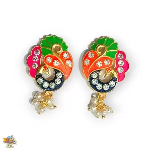 Rainbow Mayurakrit Earrings Pair