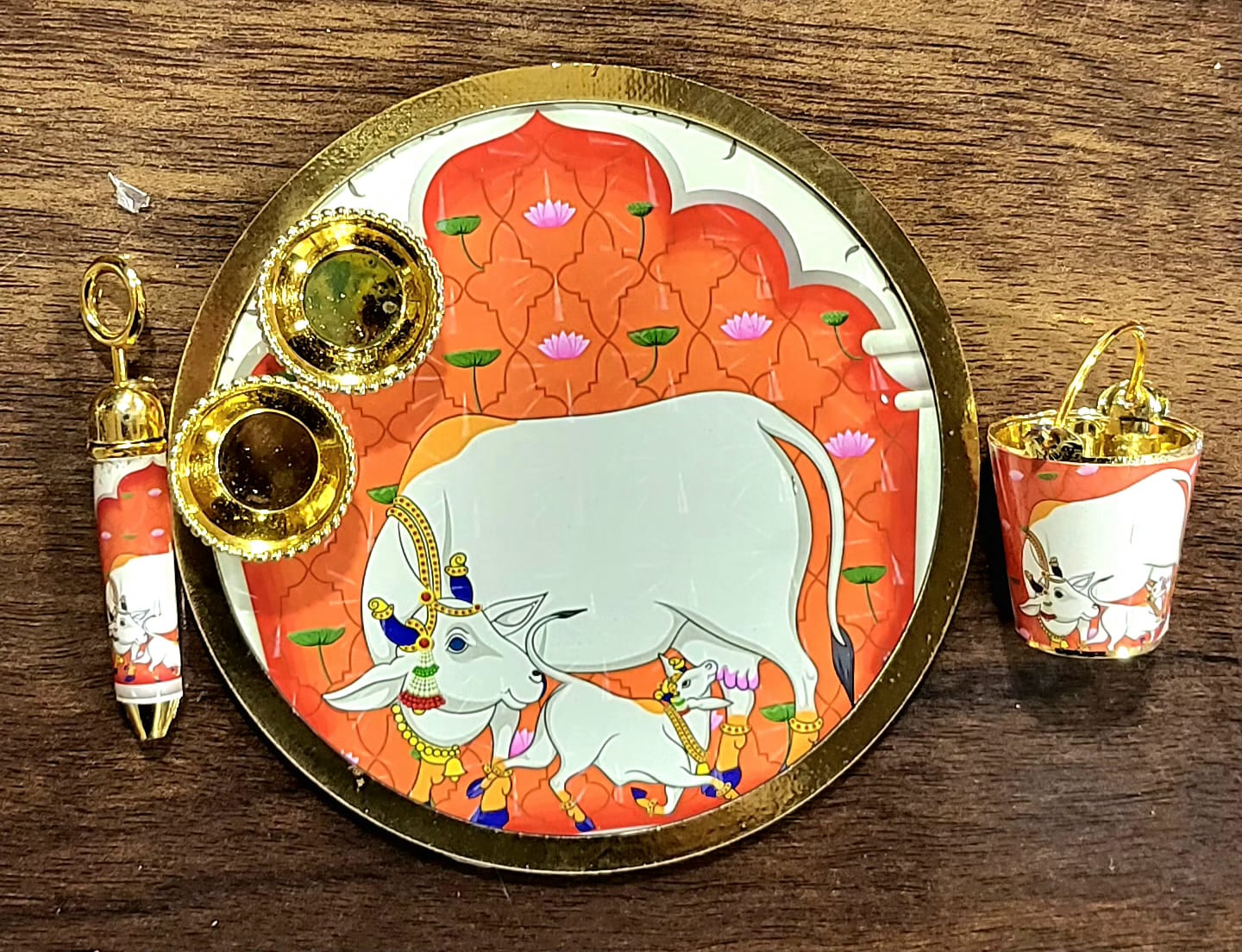 Laddu Gopal Holi Plate