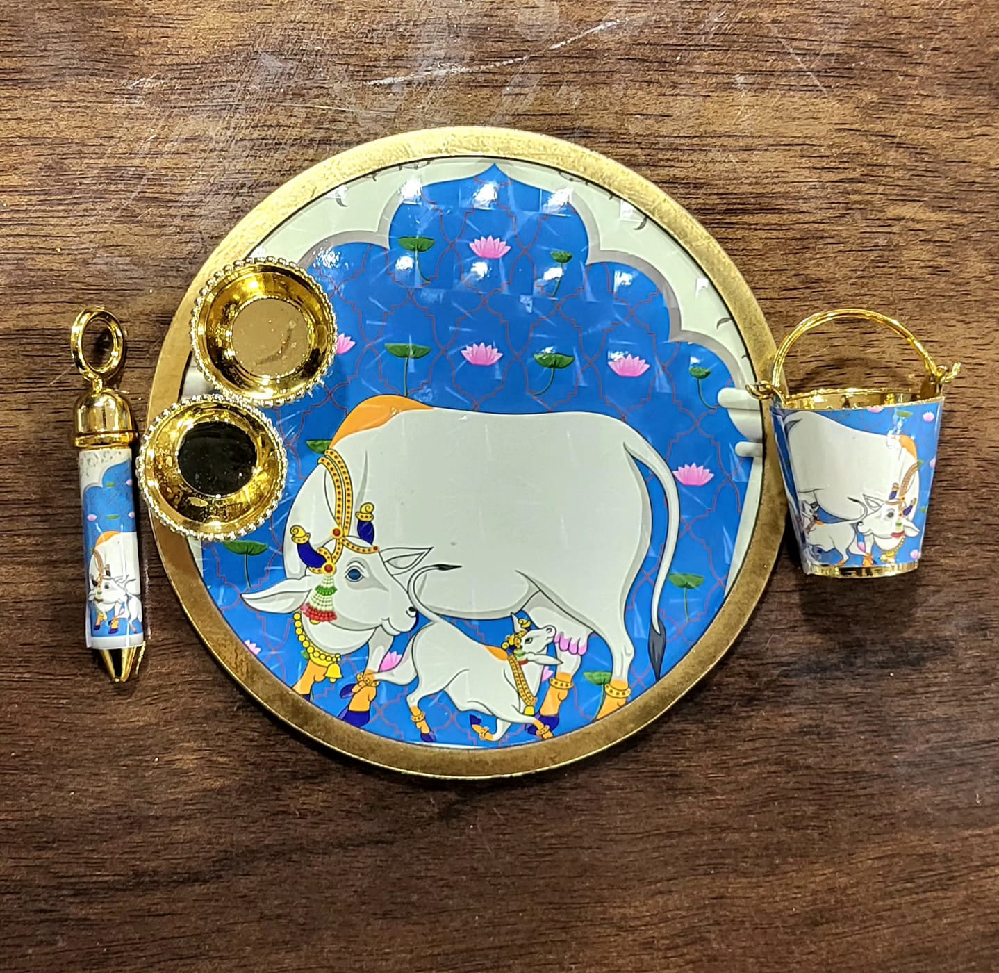 Laddu Gopal Holi Plate