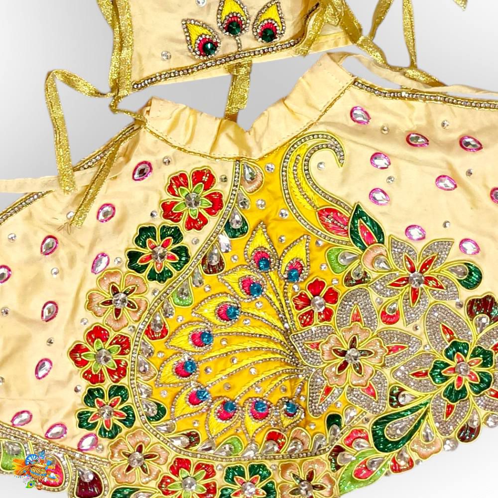 Golden Devi Mata Poshak