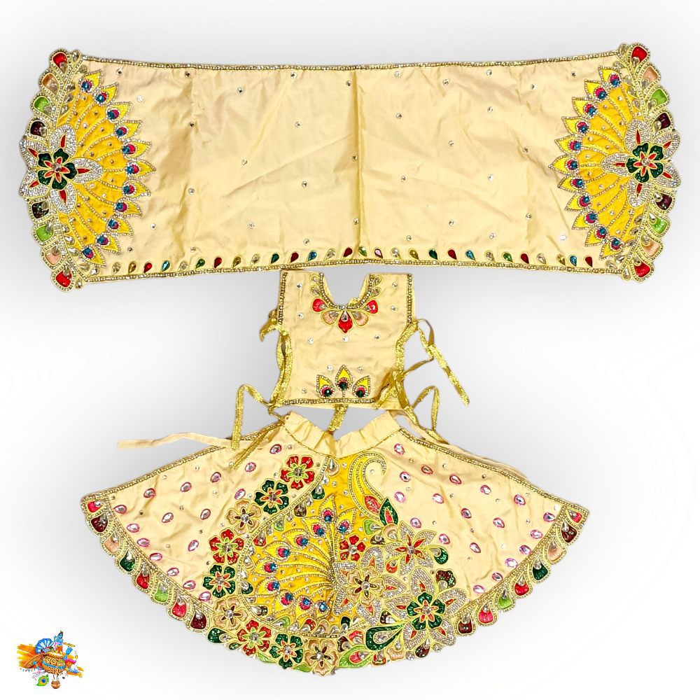 Golden Devi Mata Poshak