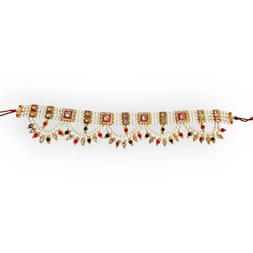 Square Design Stylish Pear Tagdi / Kamarband / Waistband For Durga, Radha Krishna, Laddu Gopal - Image 2